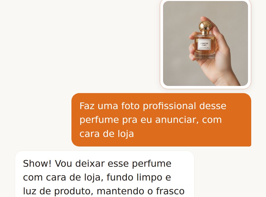 Exemplo Produtos gerado pela Imagiza