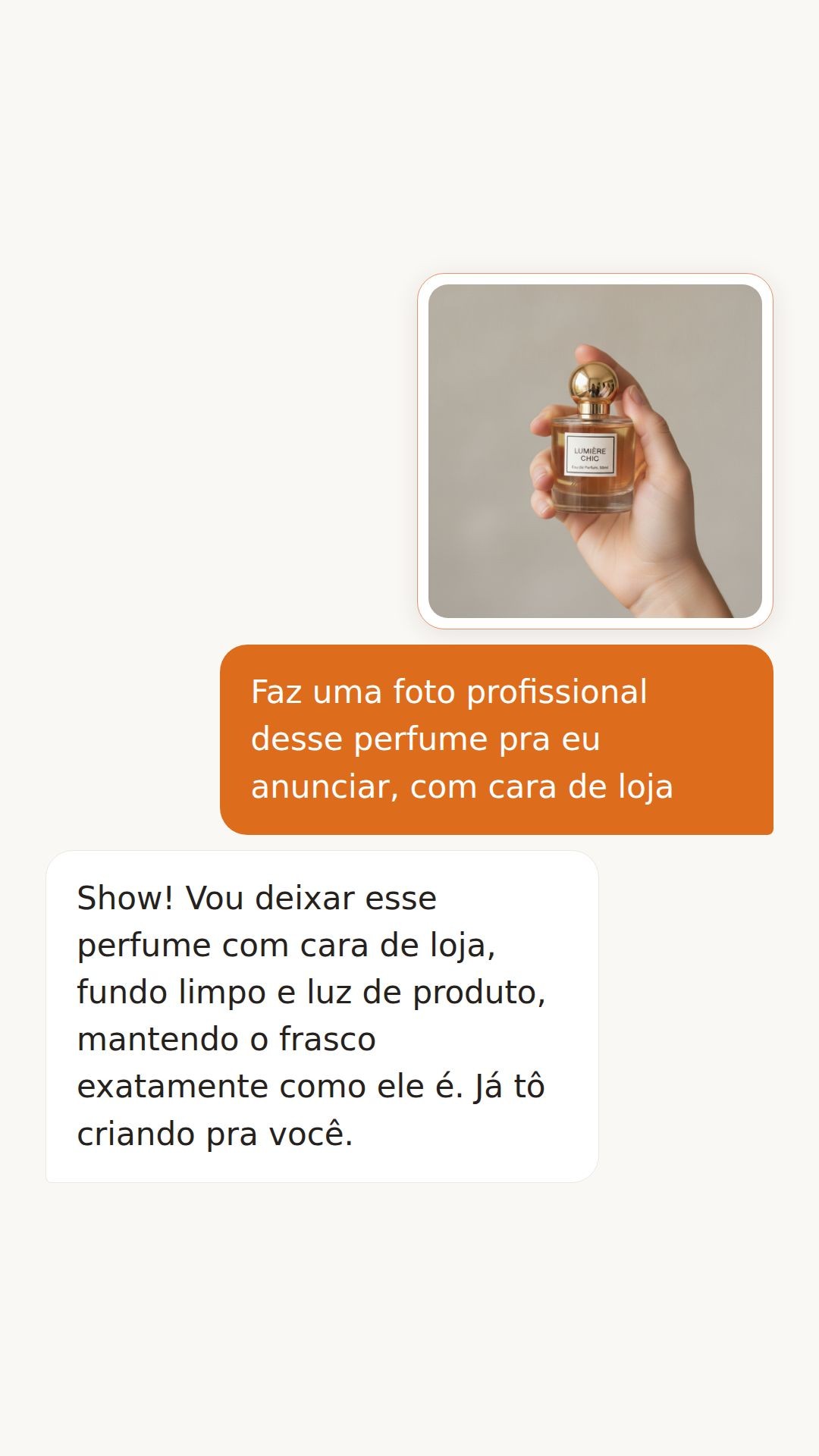 Exemplo Produtos gerado pela Imagiza