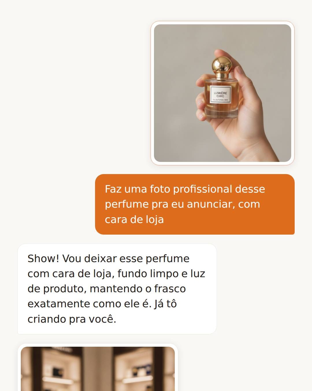 Exemplo Produtos gerado pela Imagiza